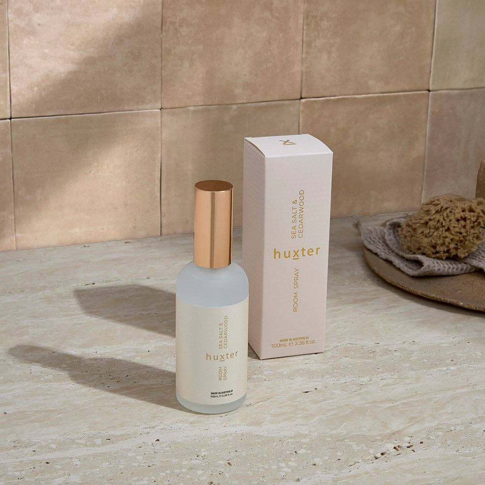 Huxter - Room Spray - 100ml Boxed - Sea Salt & Cedarwood - Neutral