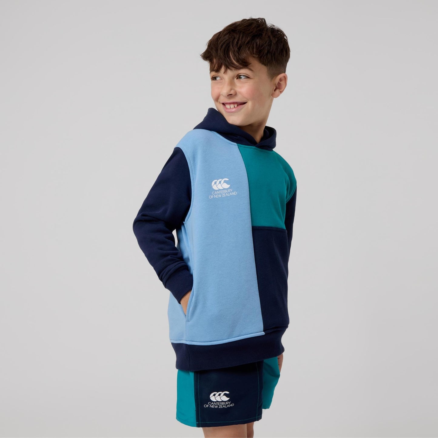 Canterbury - Childrens Harlequin Hoodie - Multi
