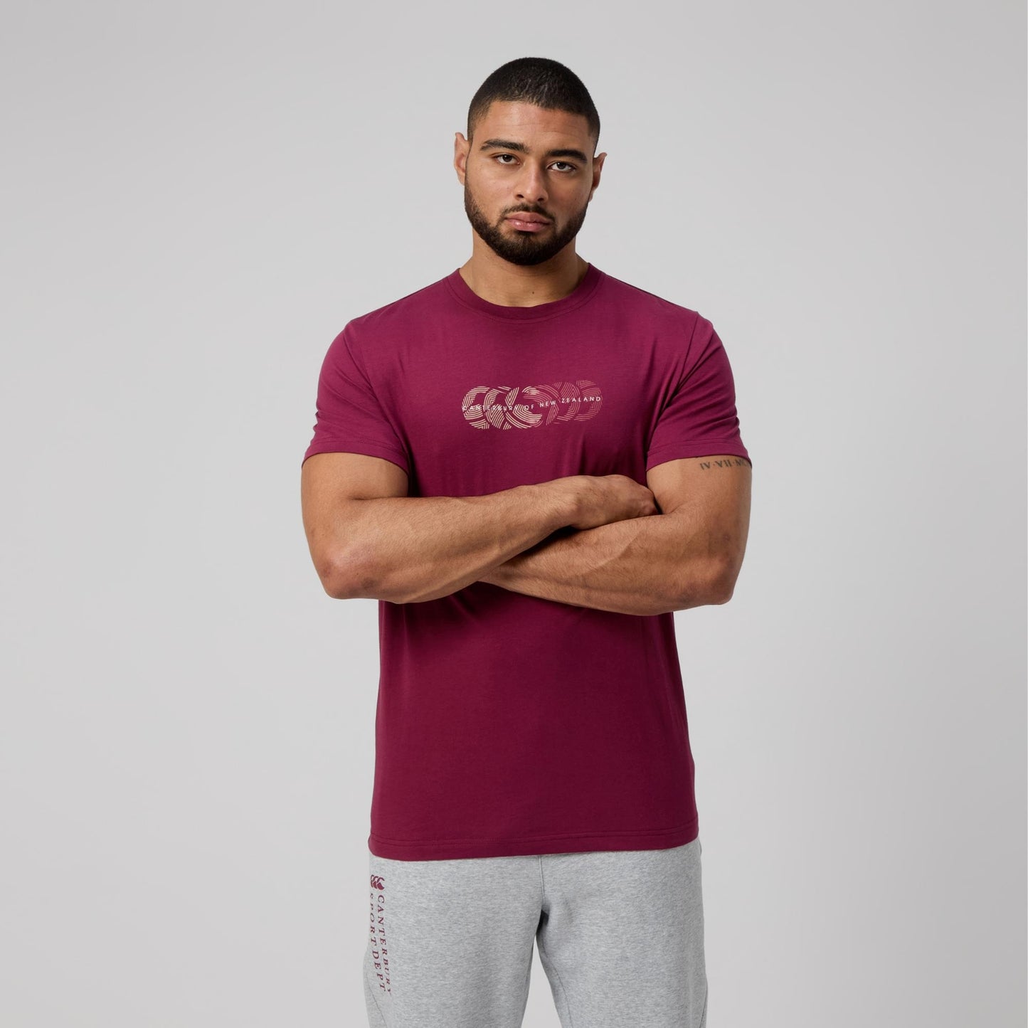 Canterbury - Mens Fundamental T-shirt - Maroon