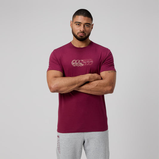 Canterbury - Mens Fundamental T-shirt - Maroon