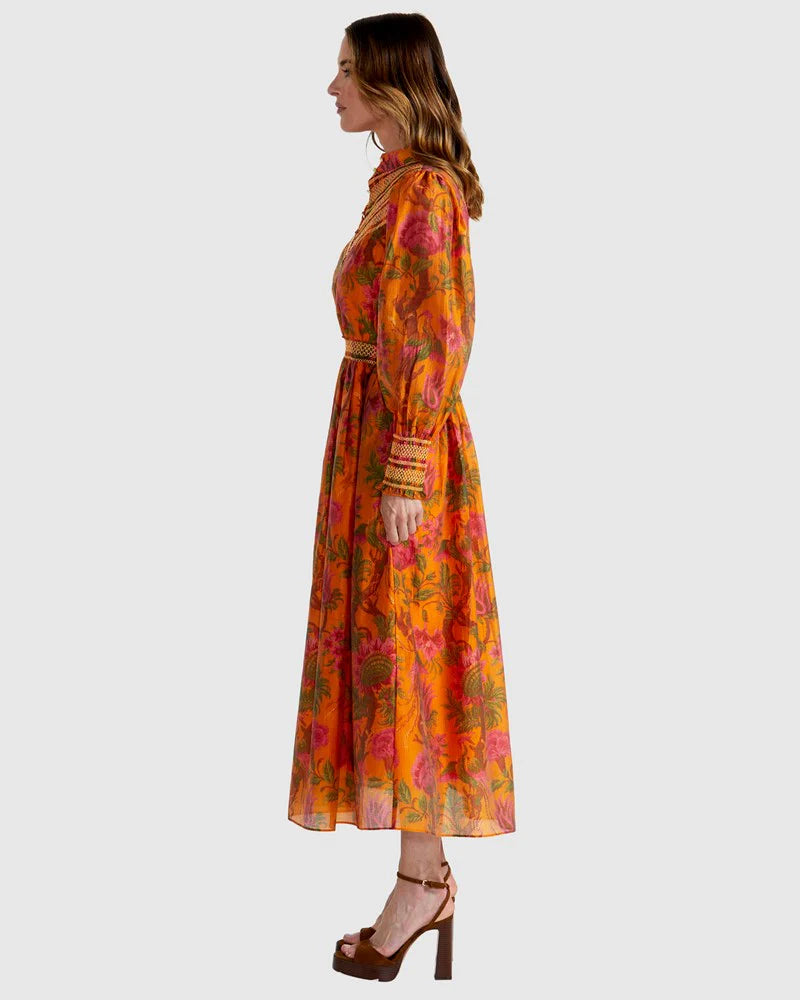 Fate + Becker - Panama Dress - Orange Floral