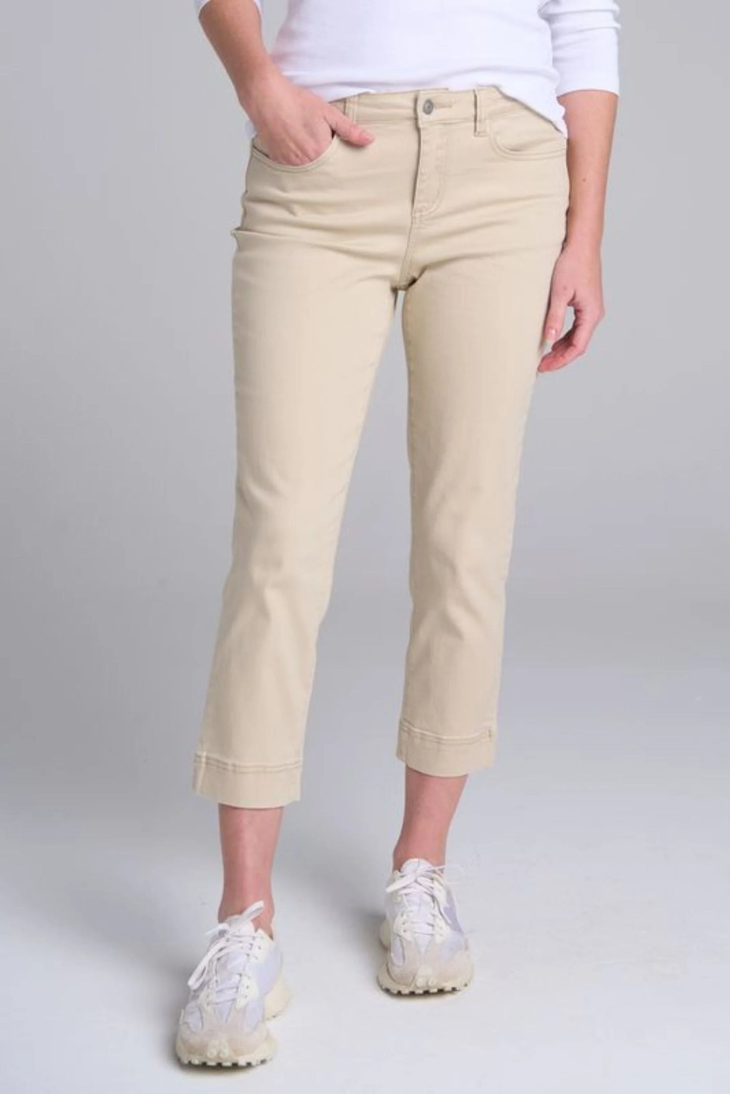 Goondiwindi Cotton - Capri Pant - Natural