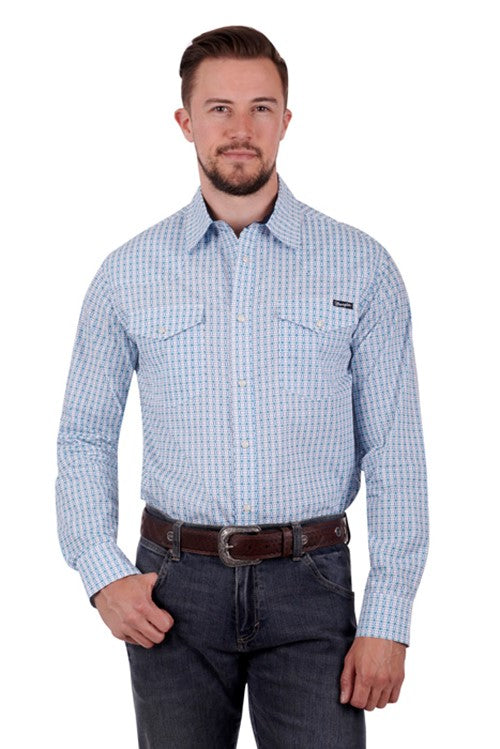 Wrangler - Mens Joseph Long Sleeve Shirt