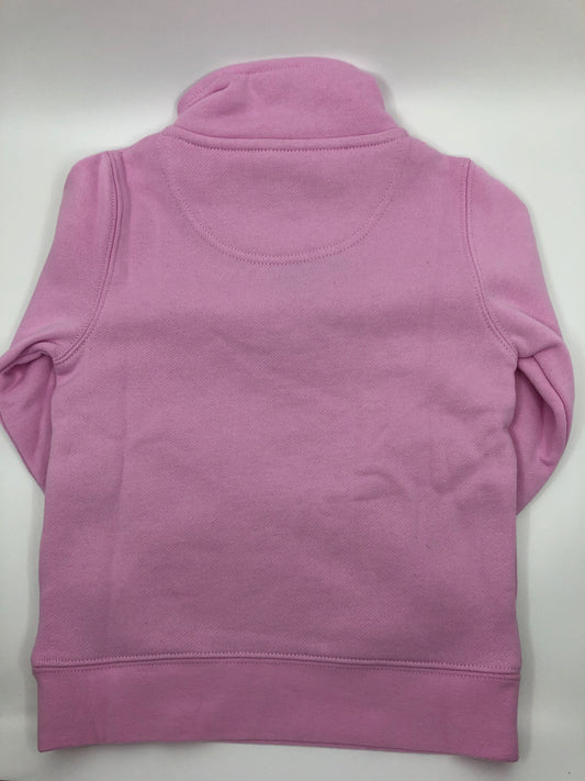 Pilbara - Children's Zipper C/F Fleece Pullover - Pink