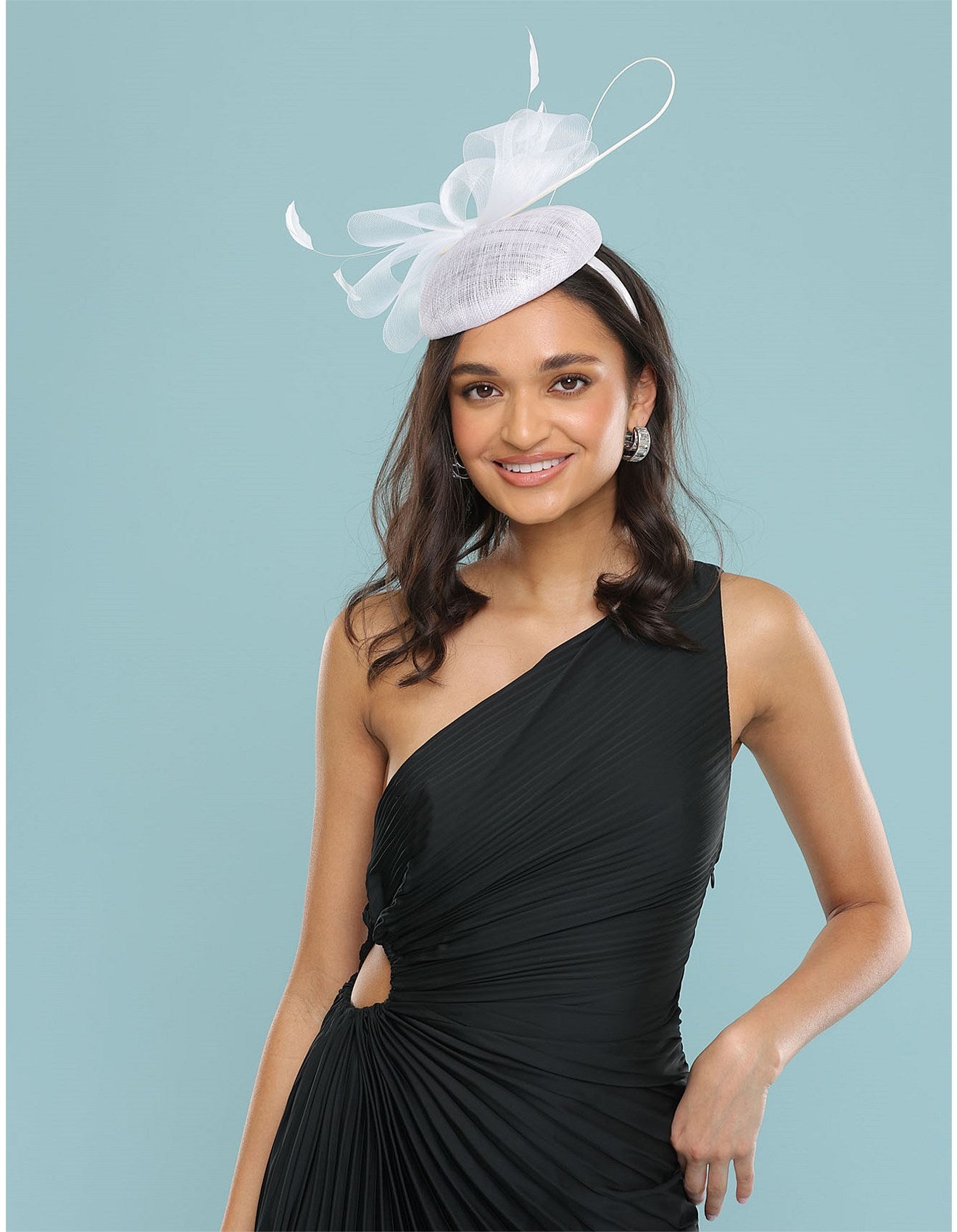 Morgan & Taylor - Gabriela Fascinator - White