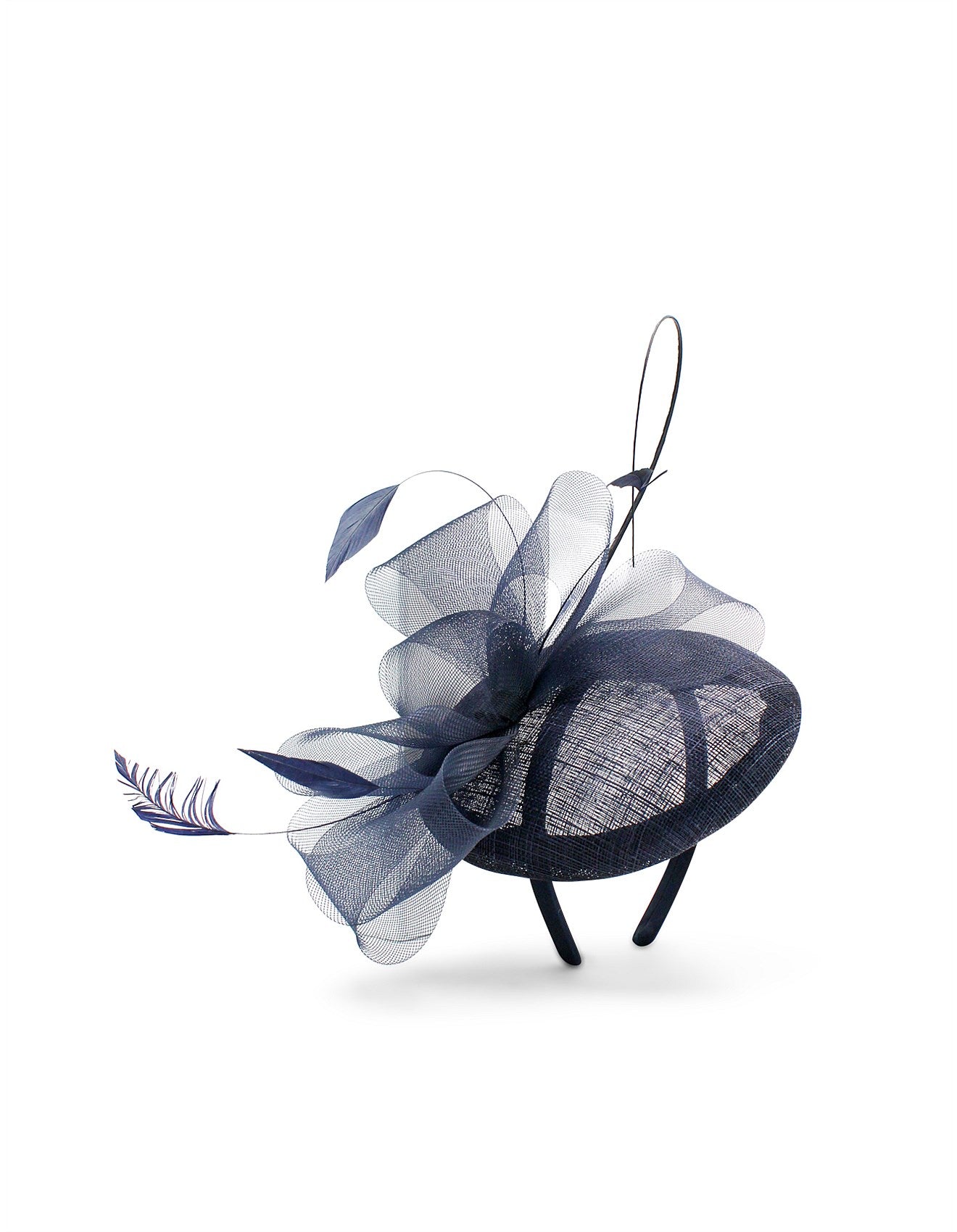 Morgan & Taylor - Gabriela Fascinator - Navy Blue