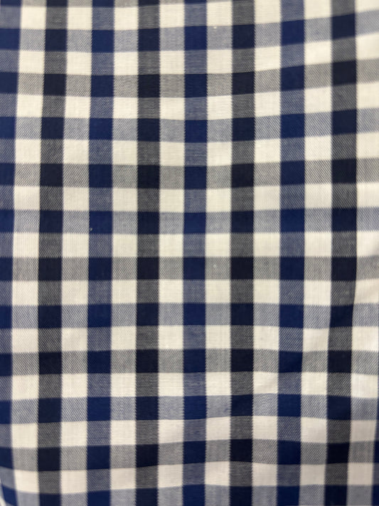 Bisley - Casual Long Sleeve Shirt - Navy/White/Black Check
