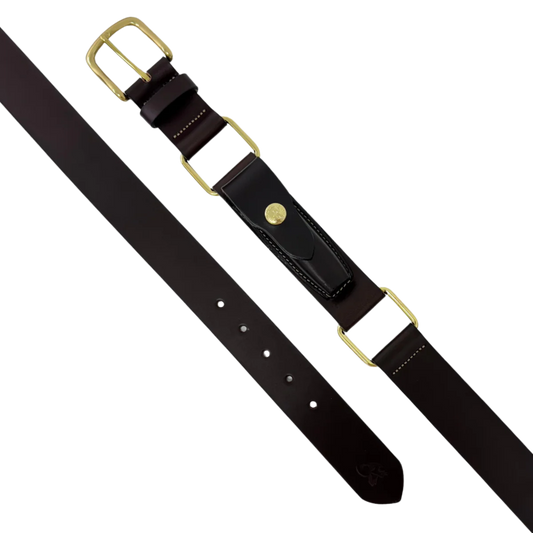 Boss Cocky - Leather Belt -Station Belt Pouch with Press Clip