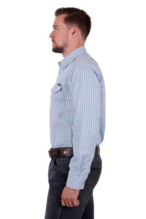 Wrangler - Mens Joseph Long Sleeve Shirt