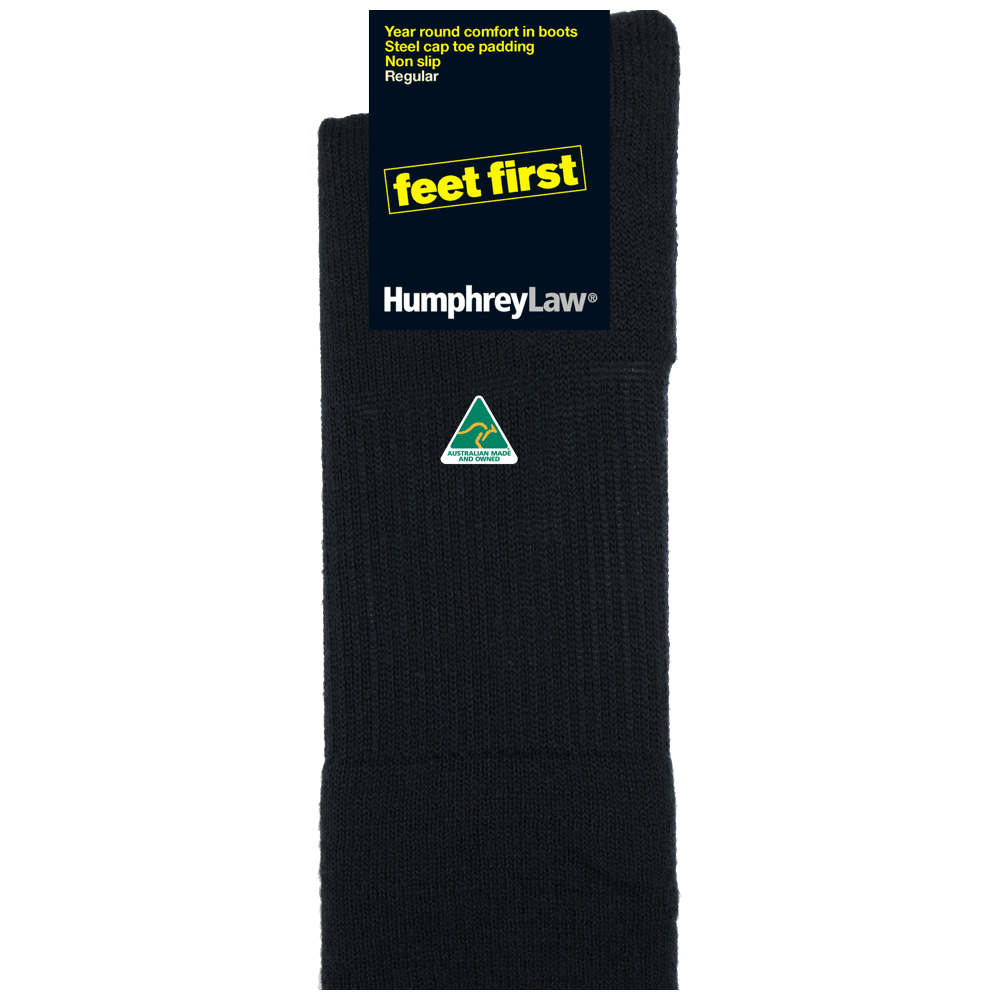 Humphrey Law - Feet First Work Sock Style - Navy