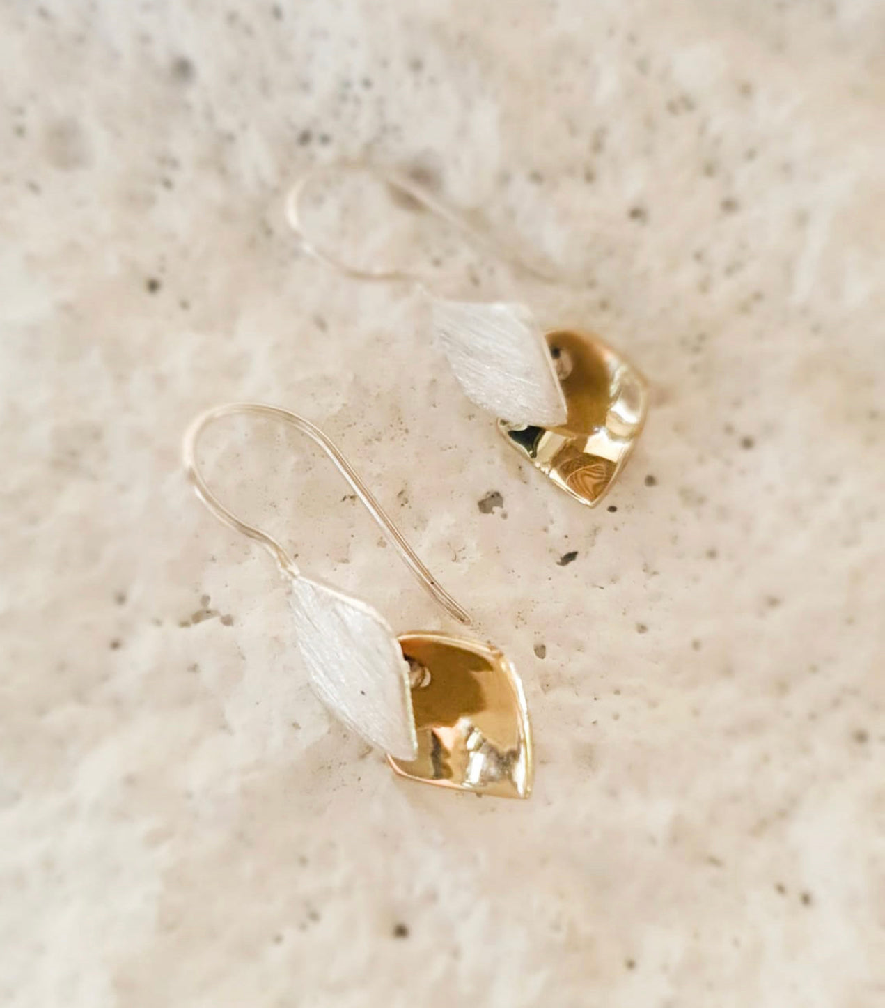 Pele - Earrings - Double Diamond Dangles