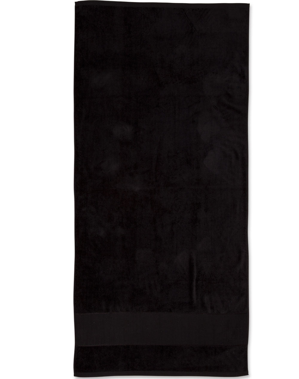 Winning Spirit - Terry Velour Beach Towel - Black