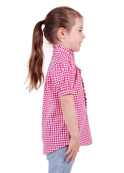 Thomas Cook - Girls Olivia Short Sleeve Shirt - Bright Rose