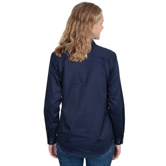Just Country - Womens Closed Front Work Shirt - Jahna - Navy