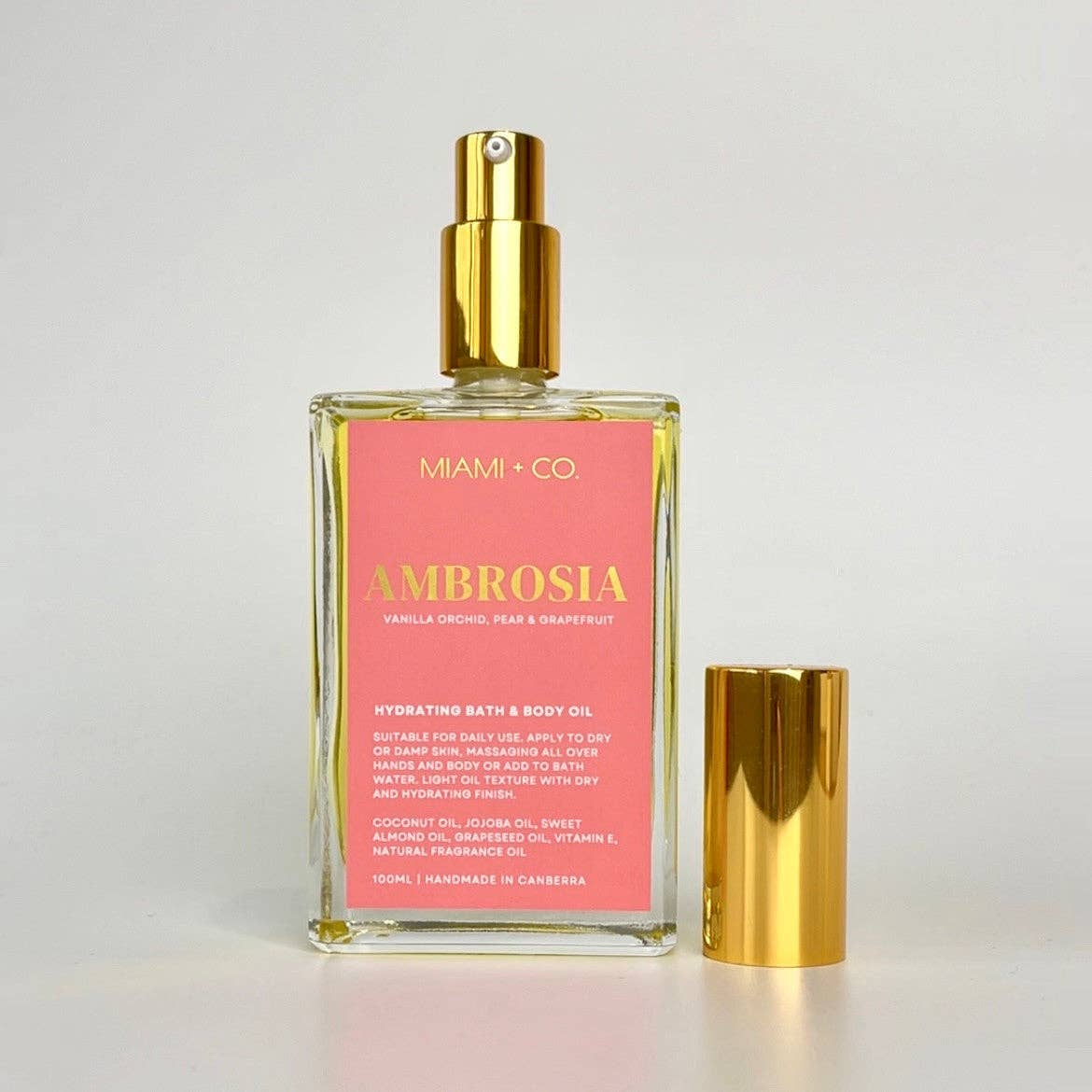 Miami + Co - 100ml Ambrosia Bath & Body Oil