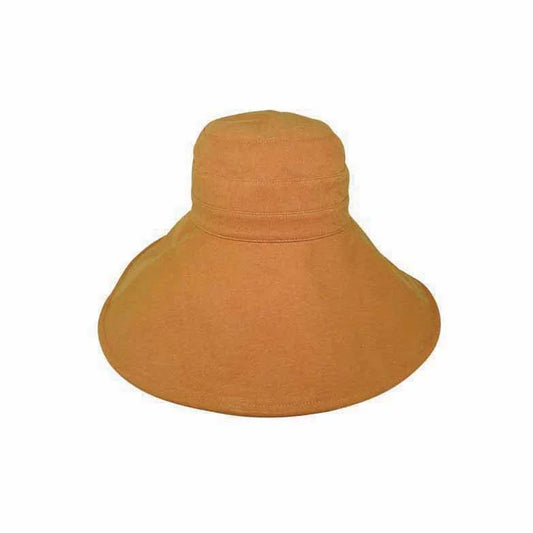 AOM- Indigo Hemp Blend Sunhat With Shapeable Wide Brim - One Size