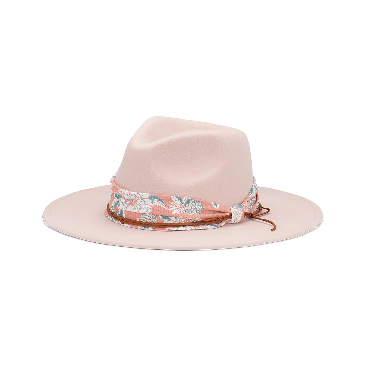 AOM - Briar - Australian Wool Felt Wide Brim - Blush