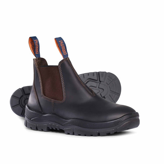 Mongrel Boots Premium Elastic Sided Boot - Non Safety - Claret Oil
