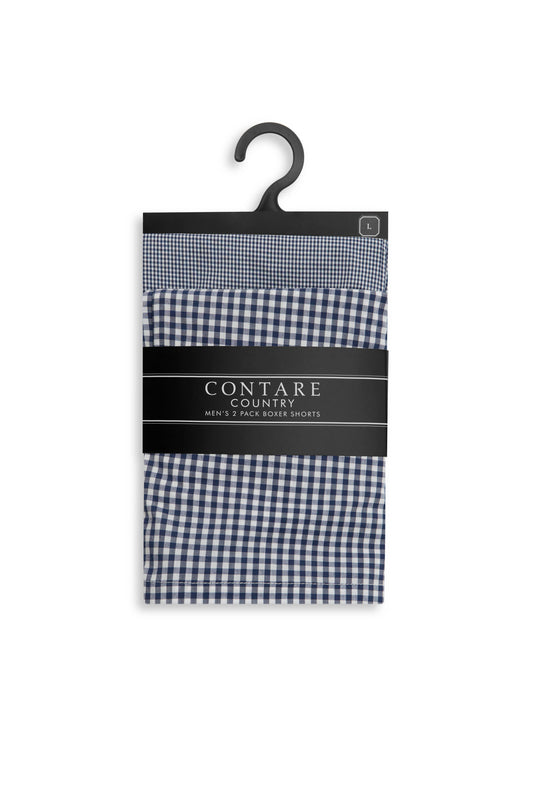 Contare - Men’s 2-Pack Boxer Shorts – Country Gingham