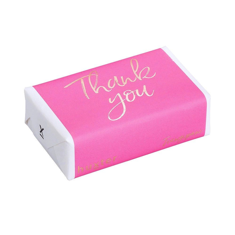 Huxter - Thank You - Hot Pink - Rose Gold Foil Triple-Milled Soap
