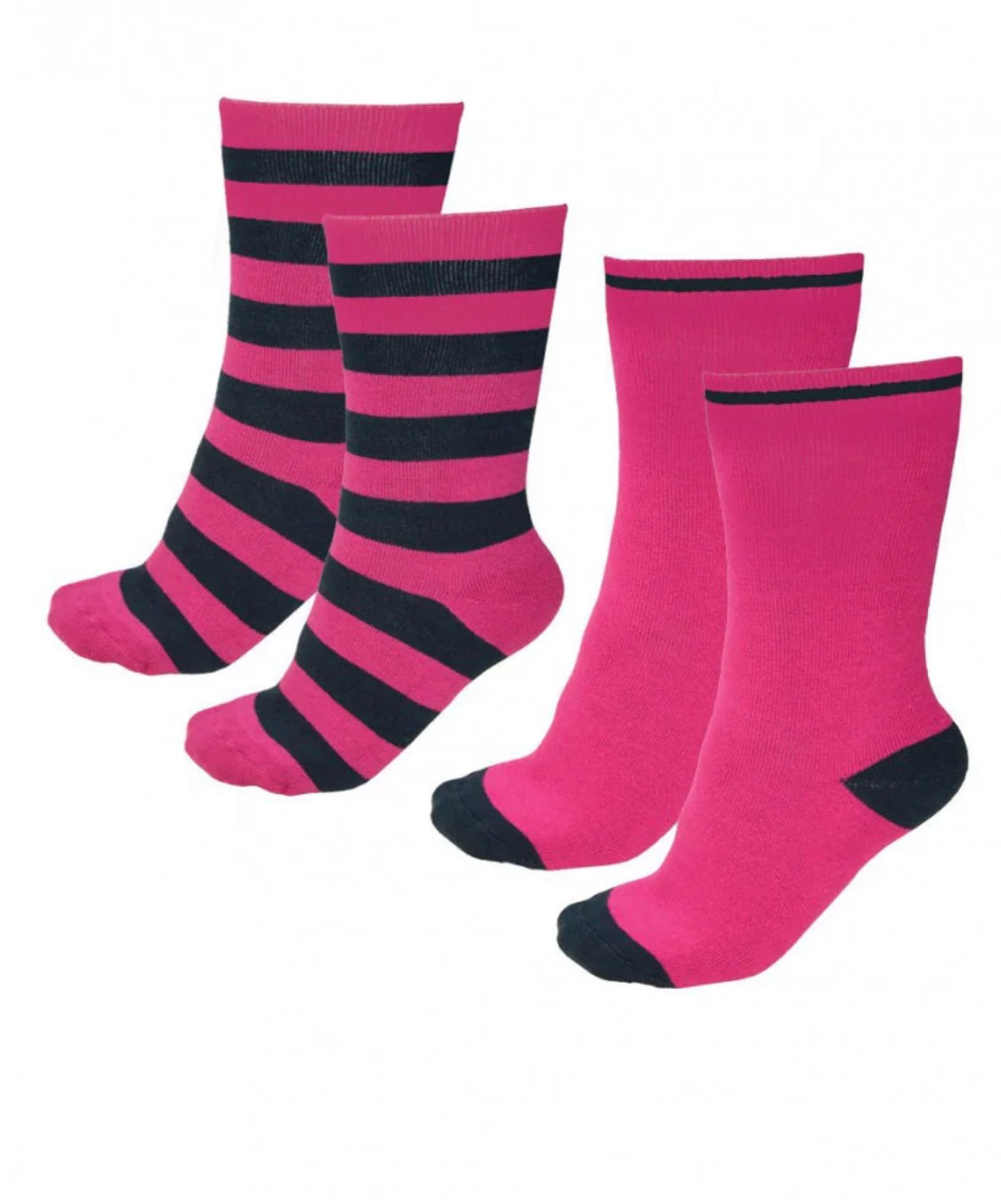 Thomas Cook - Thermal Socks - Twin Pack - Bright Pink/Dark Navy