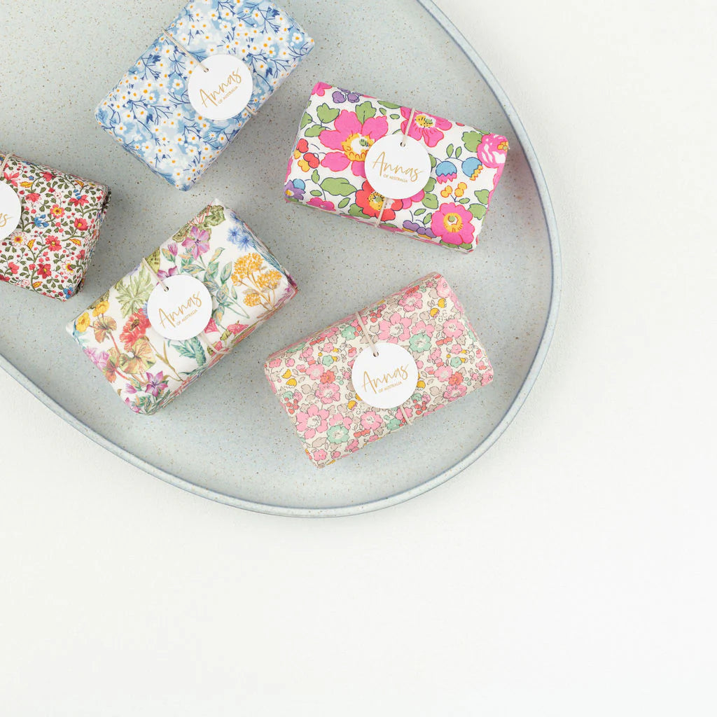 Annas of Australia - Liberty Fabric Wrapped Soap