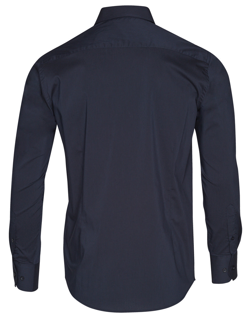 Winning Spirit - Mens Open Front Dress Shirt - Teflon - Navy