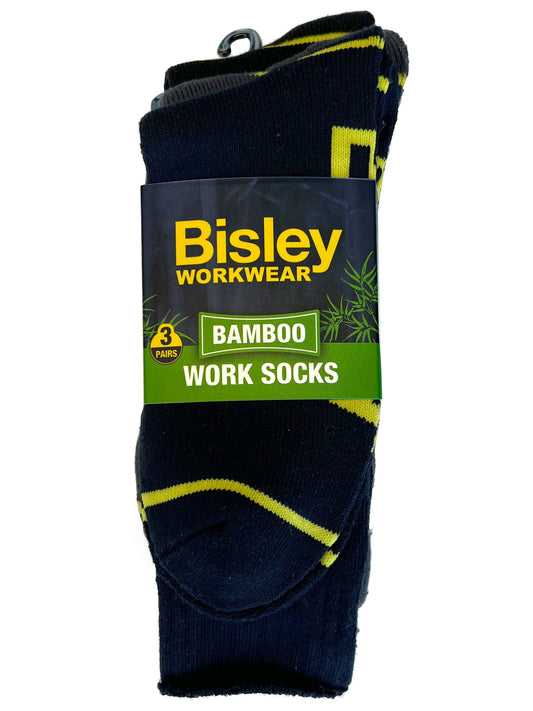 Bisley - Mens Bamboo Work Sock - 3 pack