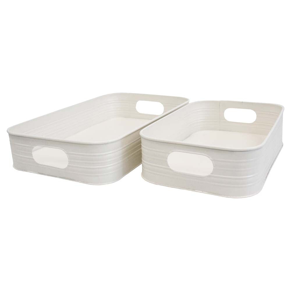 Lavida - Tray Set of 2 - Ivory