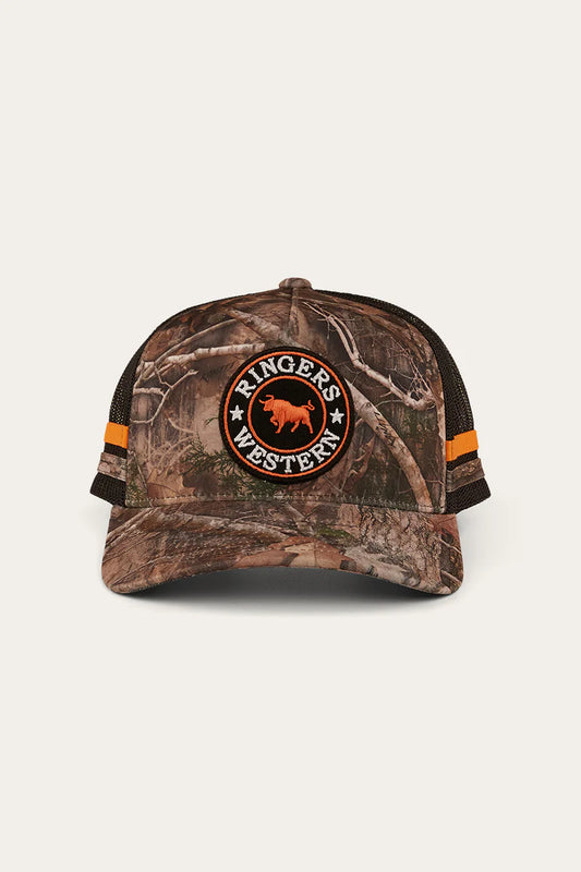 Ringers Western - McCoy Trucker Cap - Camo/Orange
