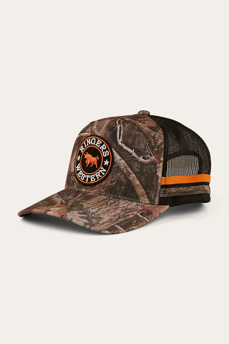 Ringers Western - McCoy Trucker Cap - Camo/Orange