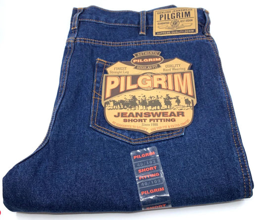 Pilgrim - Mens 5 Pocket Stonewash Western Jean (Non Stretch)