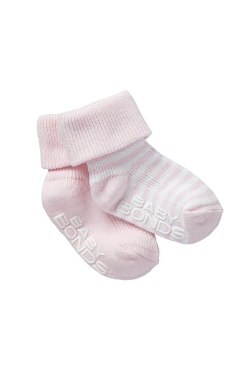 Bonds - Infant Classic Cuff Socks  2 Pack - Pink
