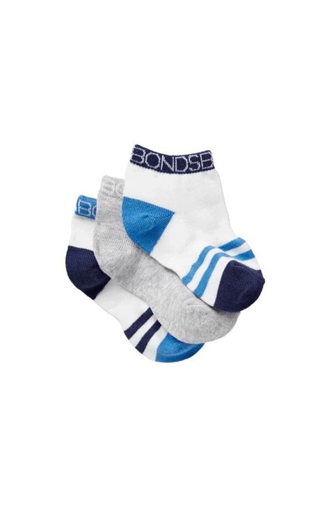 Bonds - Infant Sportlet Socks  3 Pack - White