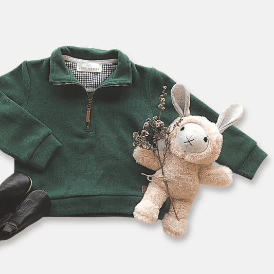 Love Henry - Baby Boys Harry Jumper - Green