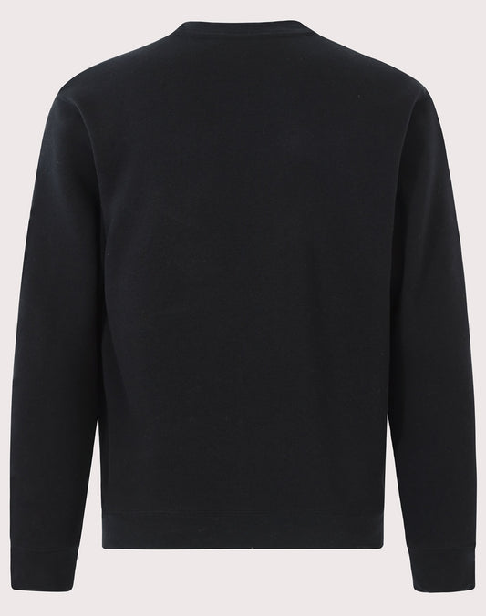 Winning Spirit - Kids Crew Neck Fleecy Sweater - Black