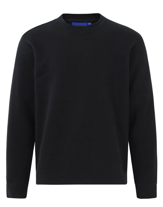 Winning Spirit - Kids Crew Neck Fleecy Sweater - Black