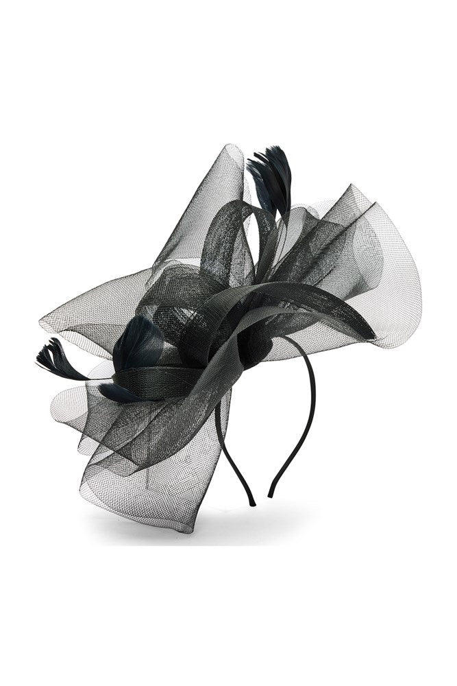 Morgan & Taylor - Iris Fascinator - Black