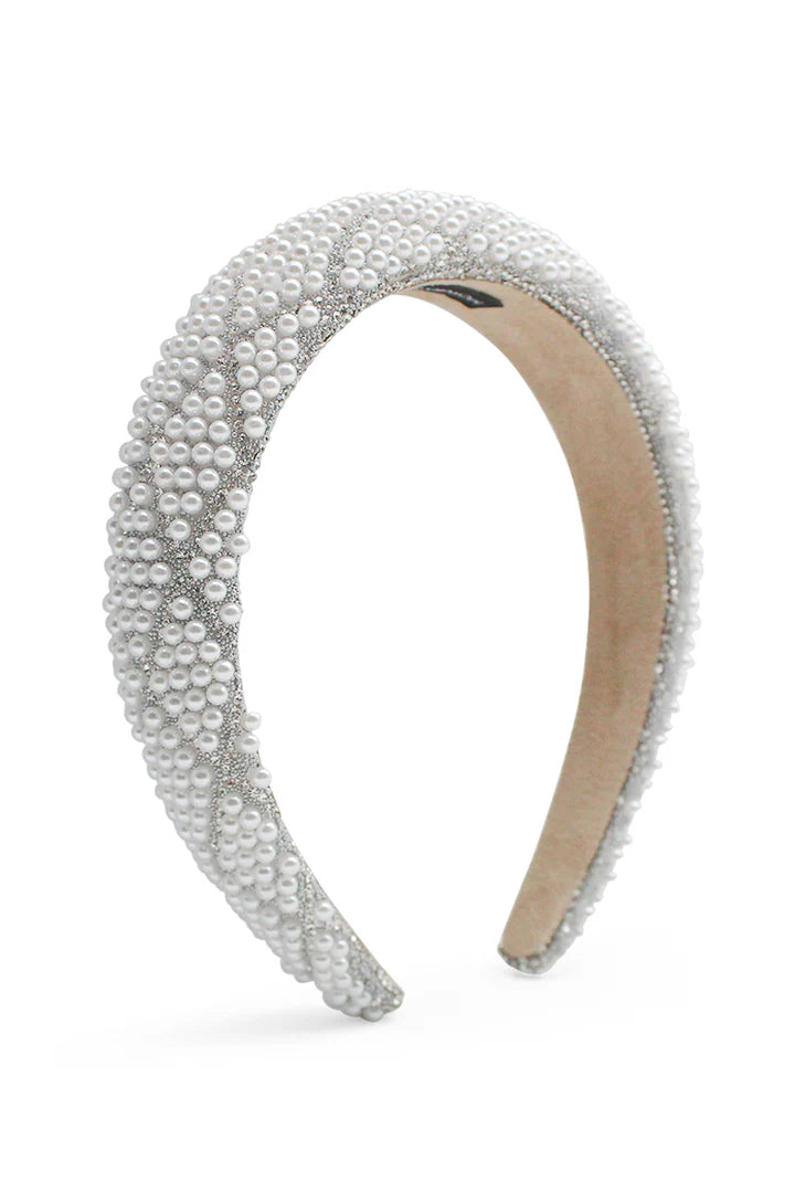 Morgan & Taylor - Cara Headband - Pearl