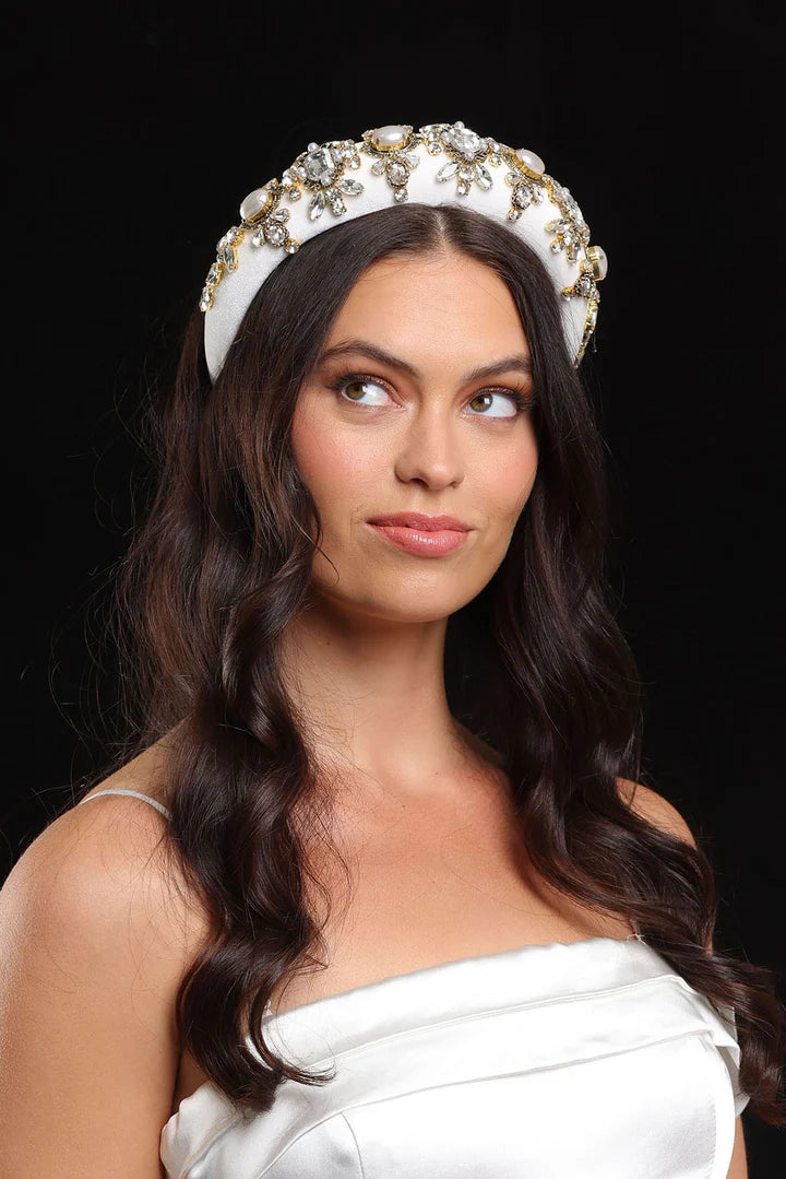 Morgan & Taylor - Ophelia Headband - White