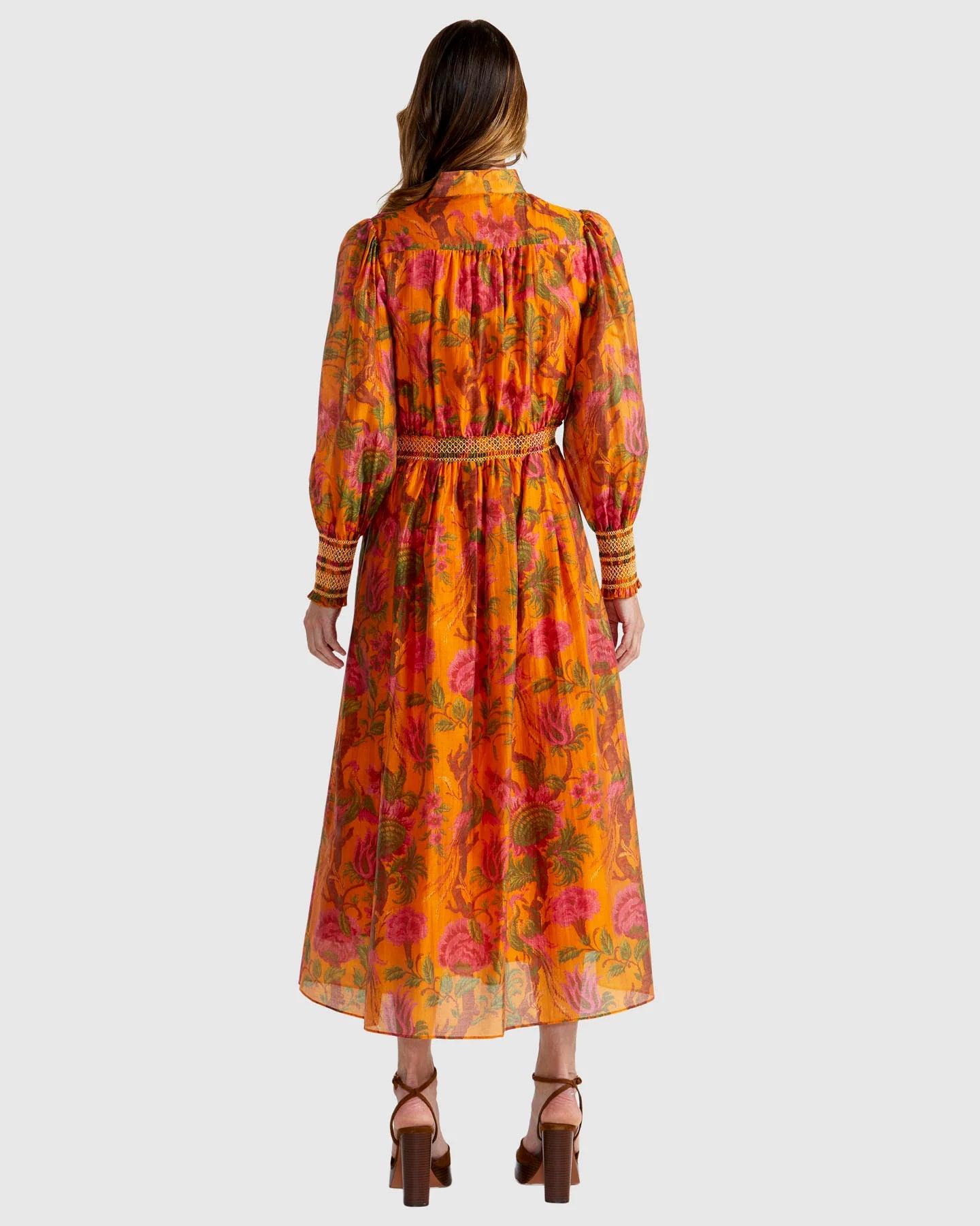 Fate + Becker - Panama Dress - Orange Floral