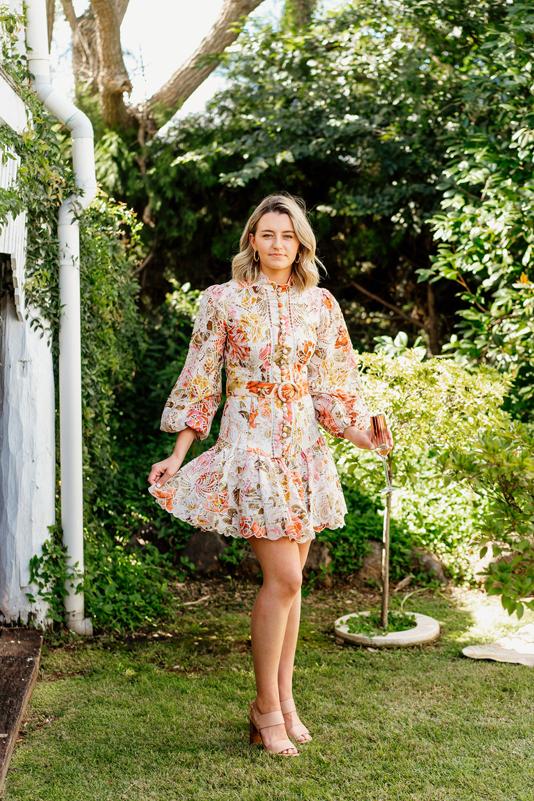 HIRE DRESS - ZIMMERMANN - BONITA EMBROIDERED DRESS