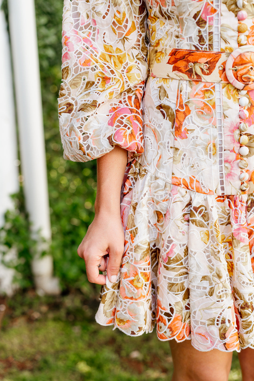 HIRE DRESS - ZIMMERMANN - BONITA EMBROIDERED DRESS