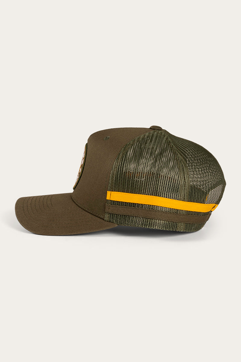 Ringers Western - McCoy Trucker Cap - Army/Orange
