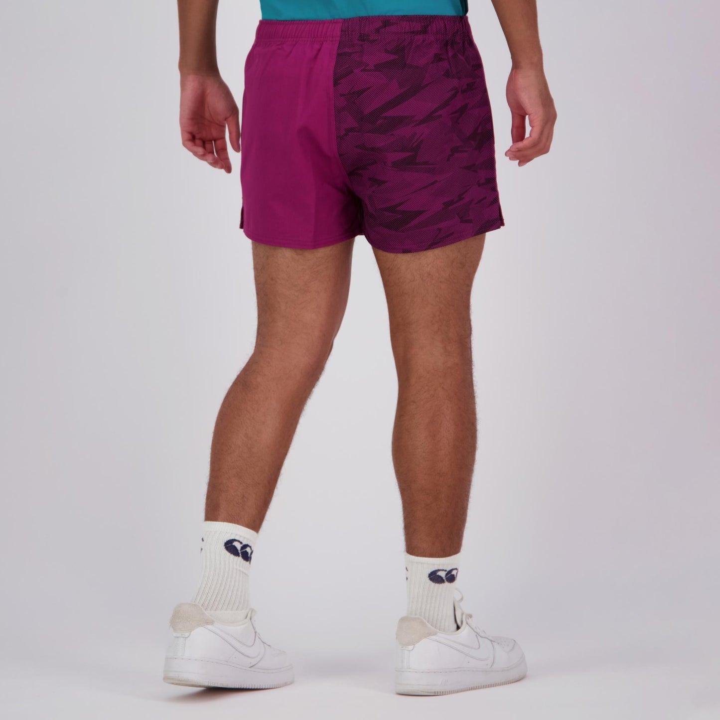 Canterbury - Mens Rugger Drill Short - Camo Harlequin Short Maroon