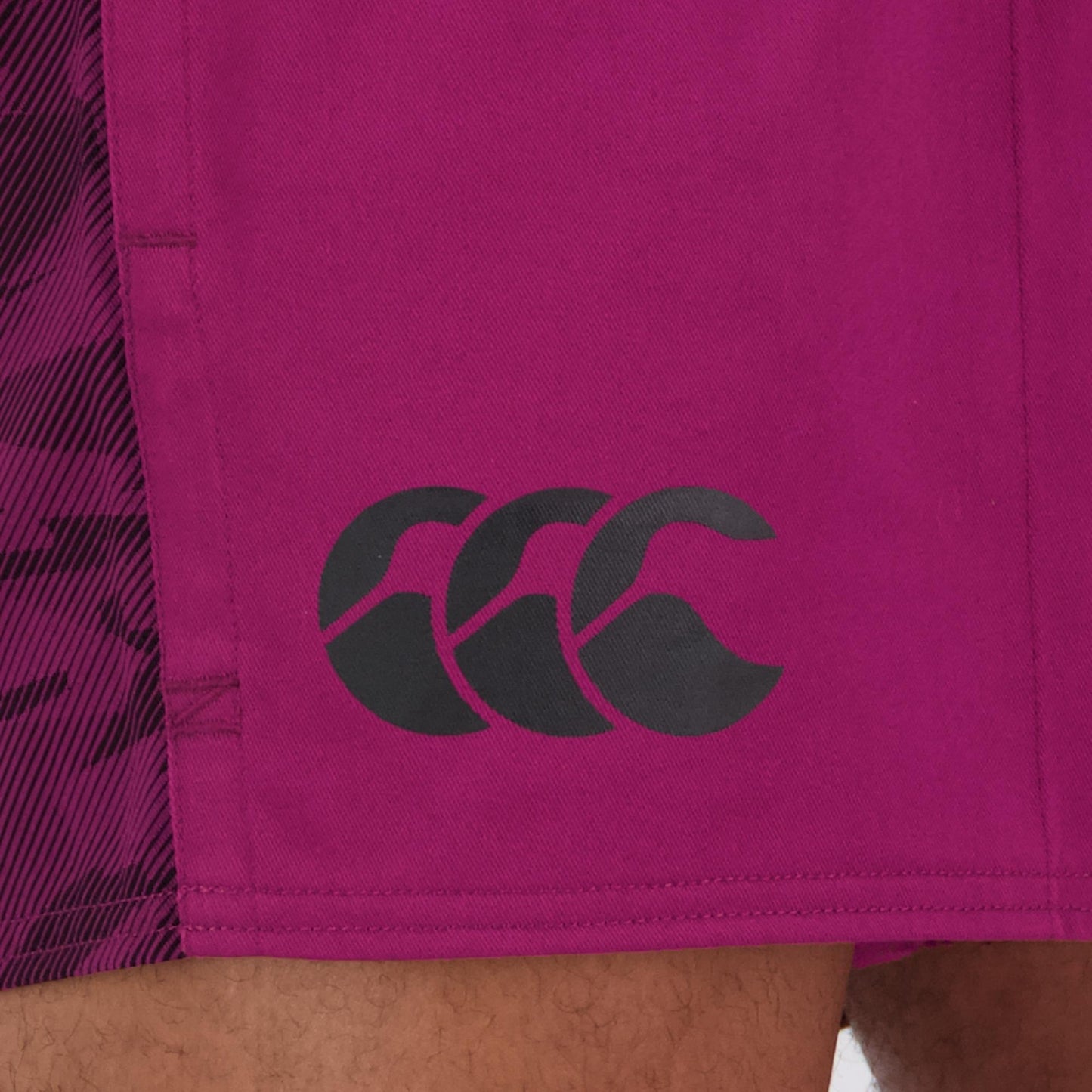 Canterbury - Mens Rugger Drill Short - Camo Harlequin Short Maroon