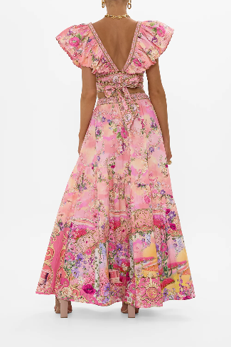 HIRE DRESS - CAMILLA - OZMOPOLITIAN RUFFLE