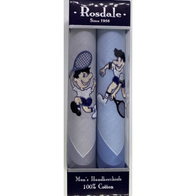Rosdale - Tennis Men Handkerchief - 2 Pack