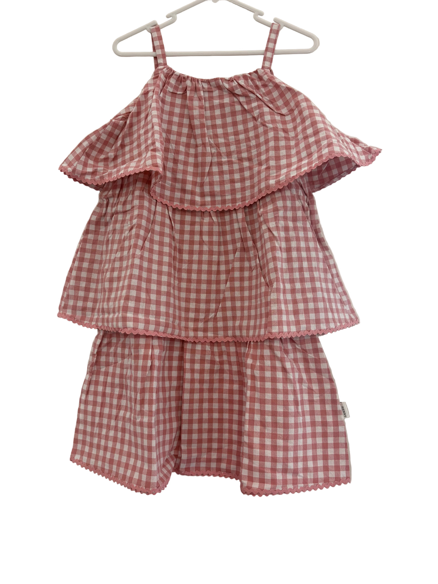 Love Henry - Girls Sadie Dress - Pink Check