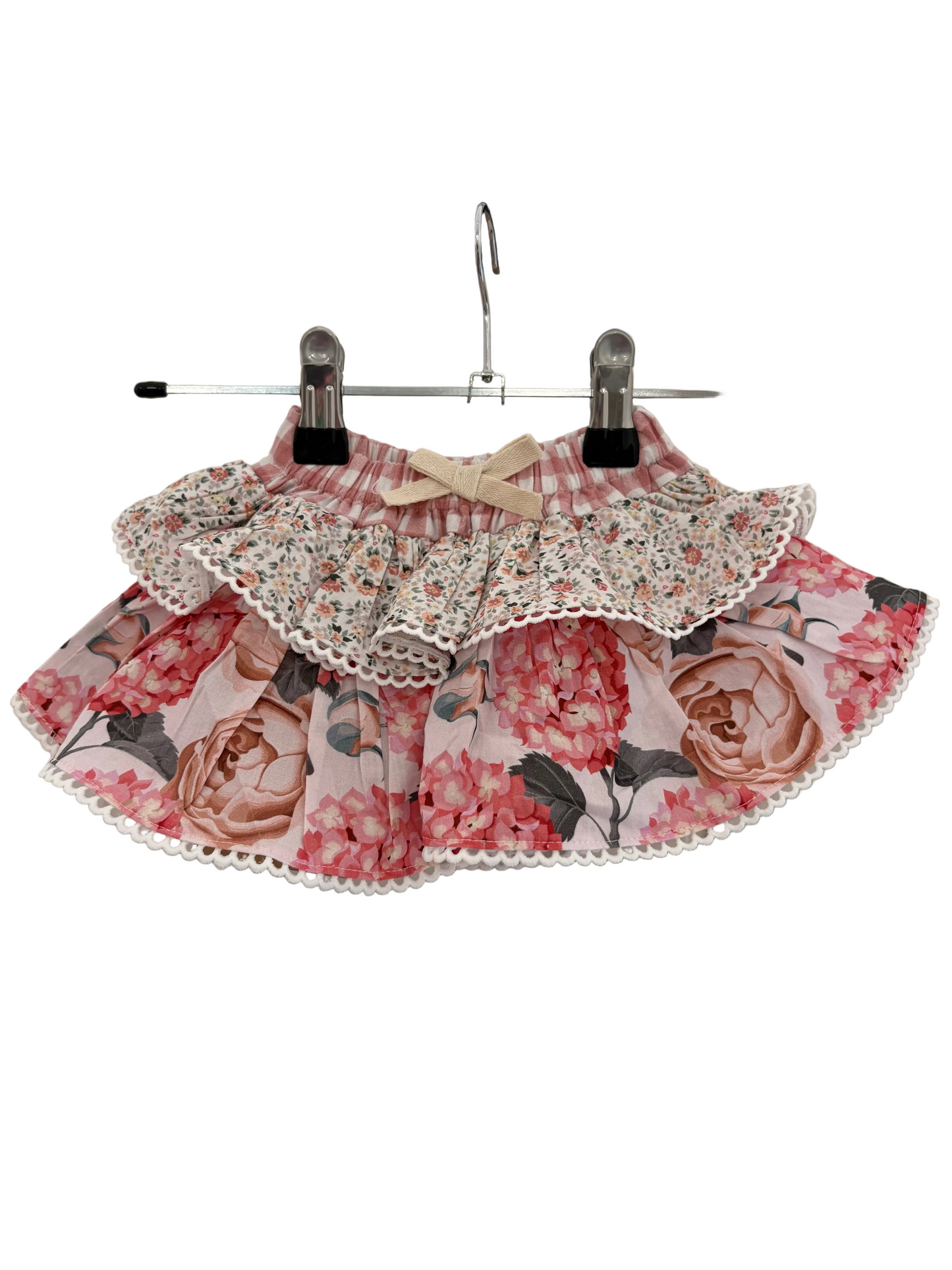 Love Henry - Baby Girls Frilly Pilcher Skirt - Pretty Blossom